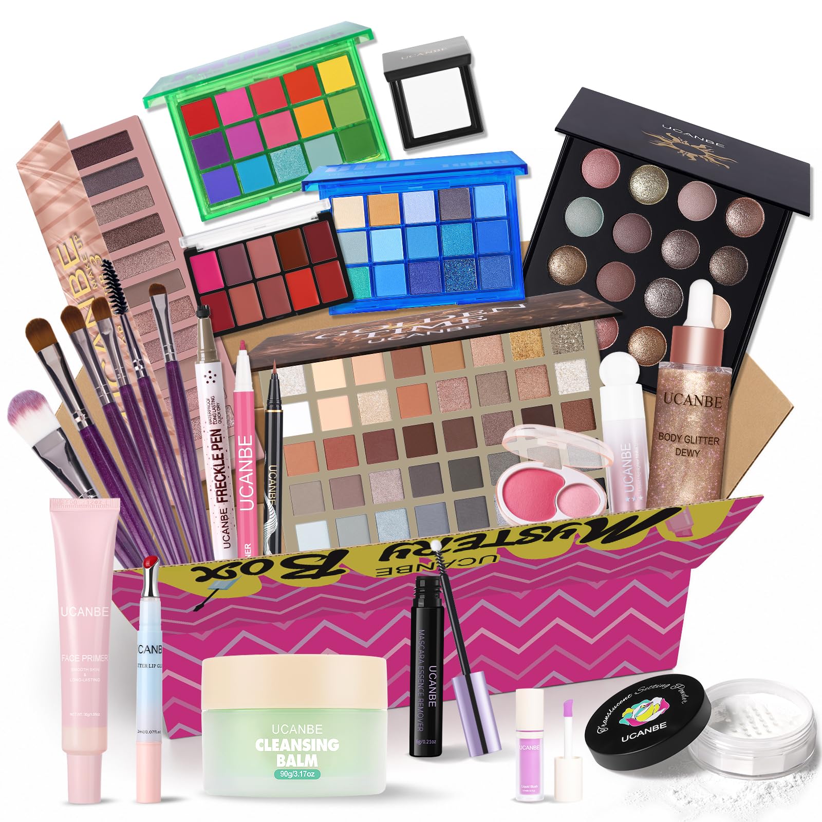 UCANBE Makeup Gift Set for Women, All-in-One Full Face Cosmetic Kit