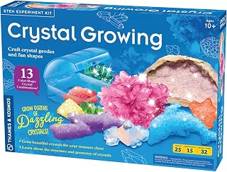 Thames & Kosmos 643522 Crystal Growing Science Kit Grow Over A Dozen Crystals with 15 Experiments