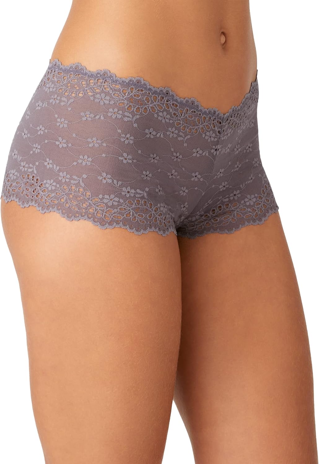 b.tempt'd womens Inspired Eyelet BoyshortBoy Short Panties - Image 2