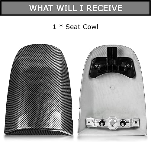 Miniatura 21 de Cubierta de carenado del asiento trasero para GSXR600 GSXR750 K1 2001-2003 GSXR1000 K2 2000-2002 GSXR1000 K3 2003-2004 (negro)