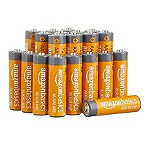 Amazon Basics AmazonBasics AA Performance Alkaline Non-Rechargeable Batteries (20-Pack) – Appearance May Vary