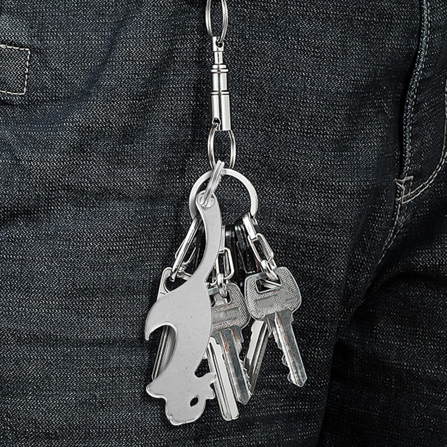 Beer Festival Decor Decorative Bottle Lid Opener Silver Stainless image 4