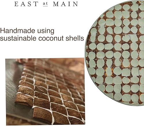 Miniatura 12 de East at Main Mesa auxiliar cuadrada – 16.6 pulgadas de ancho x 16.6 pulgadas de alto, sala de estar, entrada, espacios pequeños, mesa de decoración