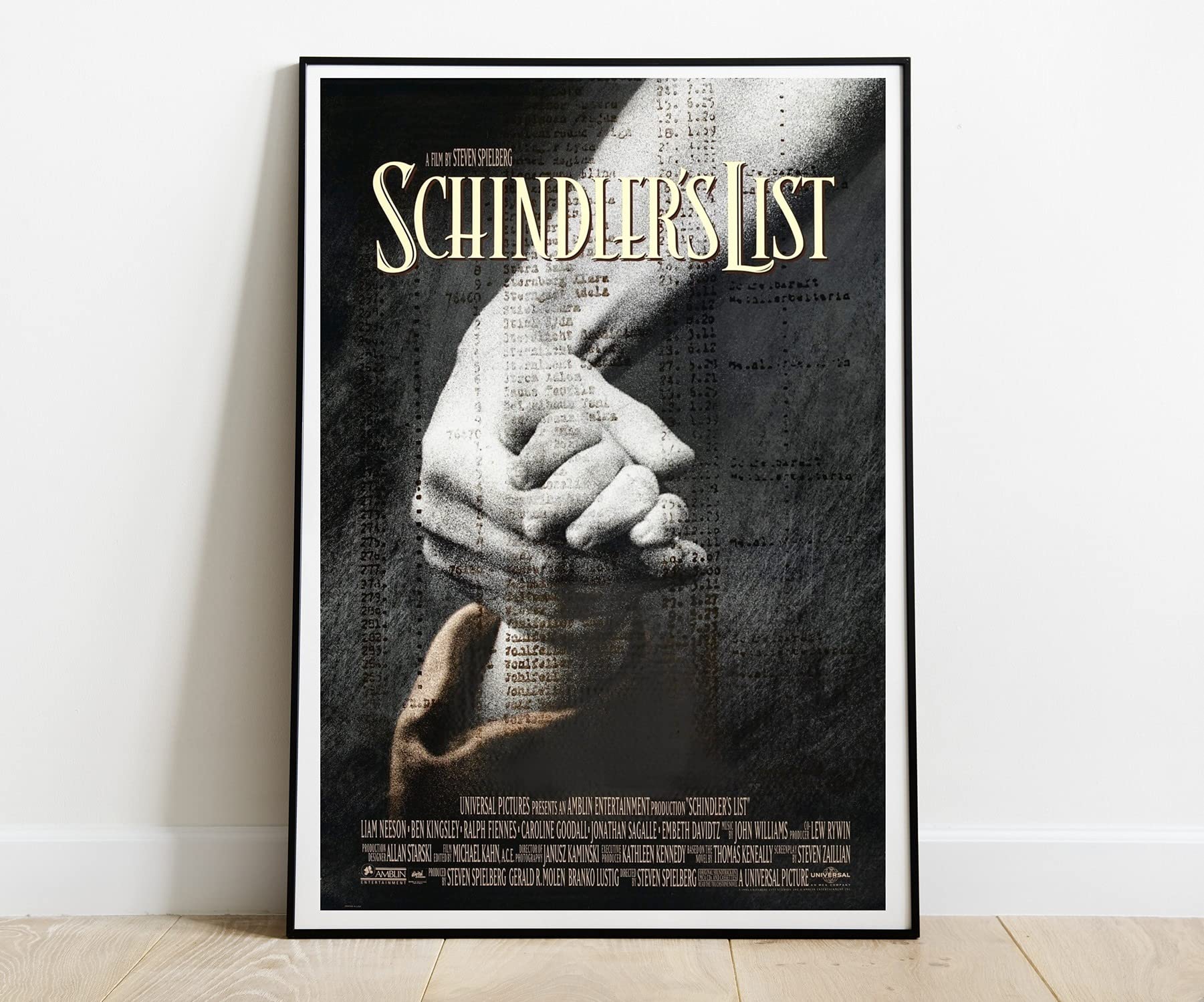 Amazon.com: Poster Compatible With Schindler's List Movie, Steven Spielberg  Drama FIlm for Walls, Unframed Posters Print, Cool Home Decor, Unique Design,  Wall Art Decor for Room: Posters & Prints