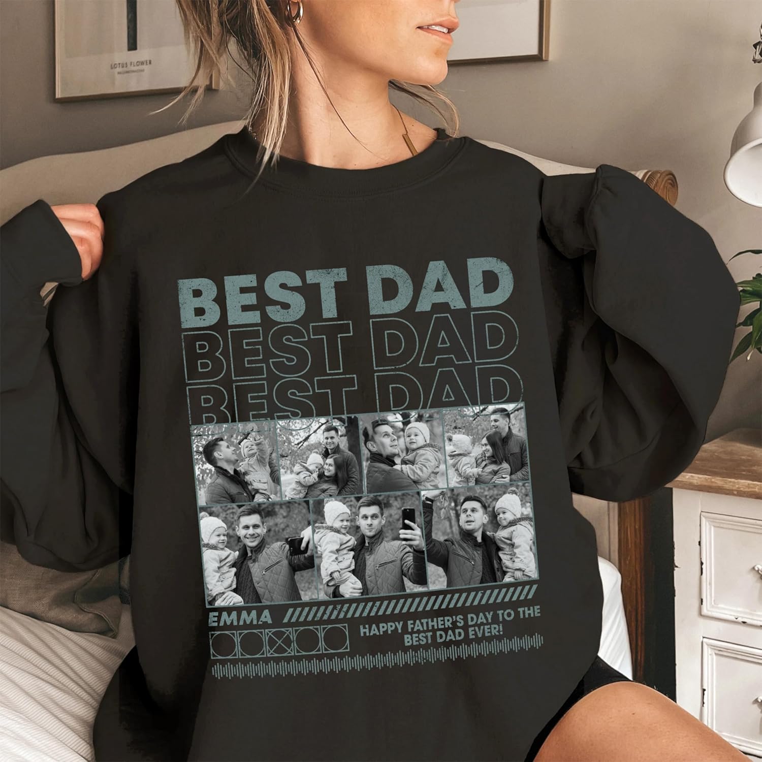 H-DEWALL Custom T Shirts 90s Vintage Design Your Own Photo Bootleg Rap Tee Gifts for Boyfriend Birthday Shirts for Men - Image 6