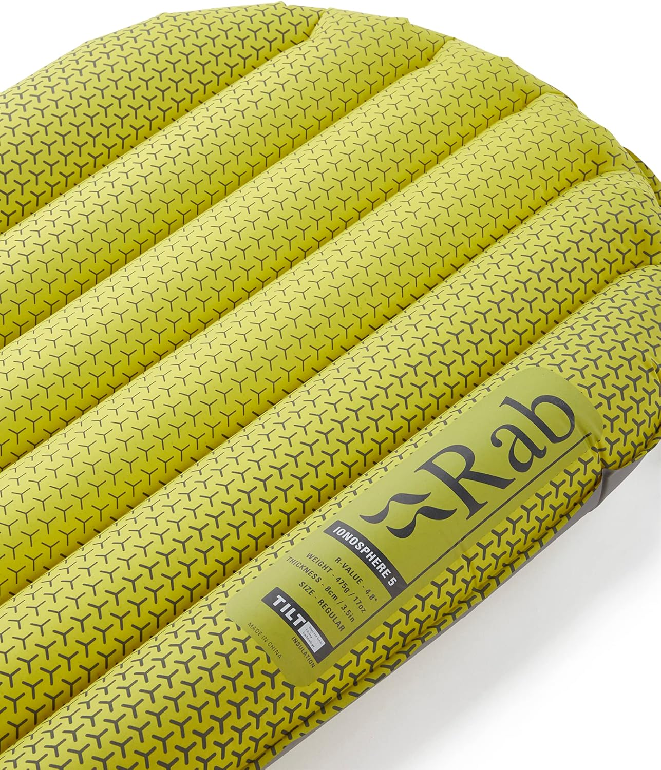 Rab Ionosphere 5 Lightweight Insulated Sleeping Pad for Winter Camping & Backpacking - Zest - Long