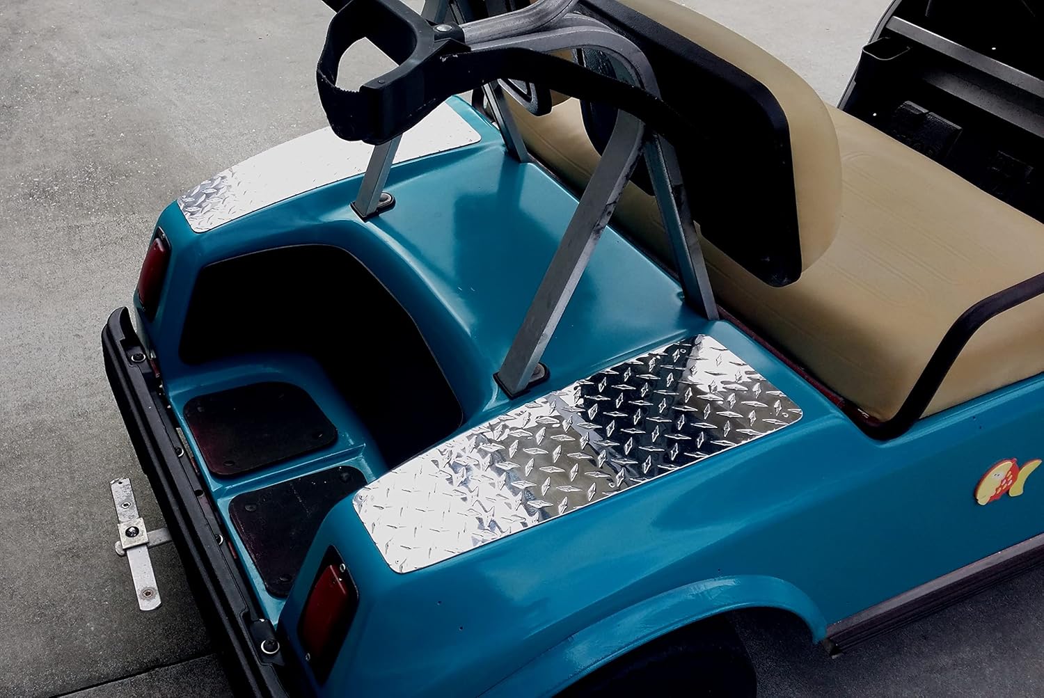 J & O Carts Parts Fits Club Car Golf Cart Diamond Plate Fullsize No Step Covers