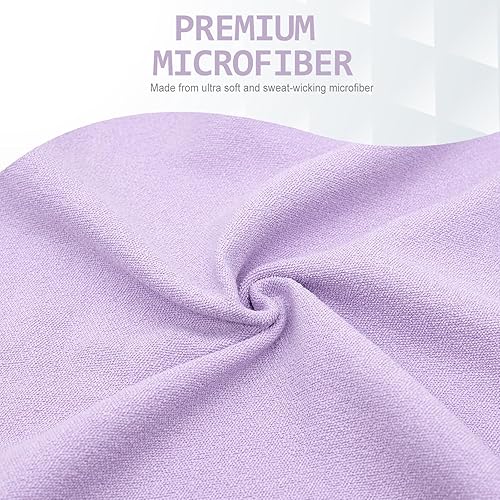 Miniatura 7 de Eunzel Paquete de 2 toallas de yoga caliente con punto de agarre, tapete de yoga antideslizante Towe absorbente de sudor para yoga caliente, bikram,