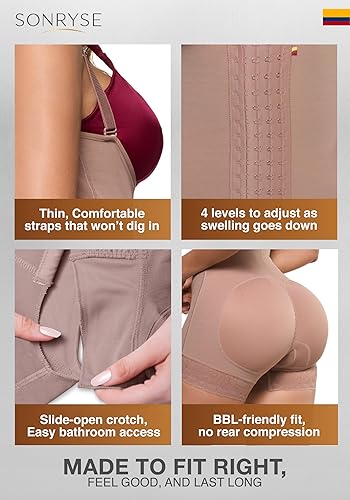 Miniatura 3 de Sonryse Stage 2 faja Tummy Tuck Compression Garment Faja Body Shaper Shapewear for Women Fajas Colombianas Moldeadoras