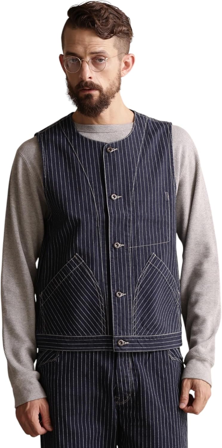 Amazon.co.jp: Schott 782-5957001 OLD HICKORY DENIM VEST