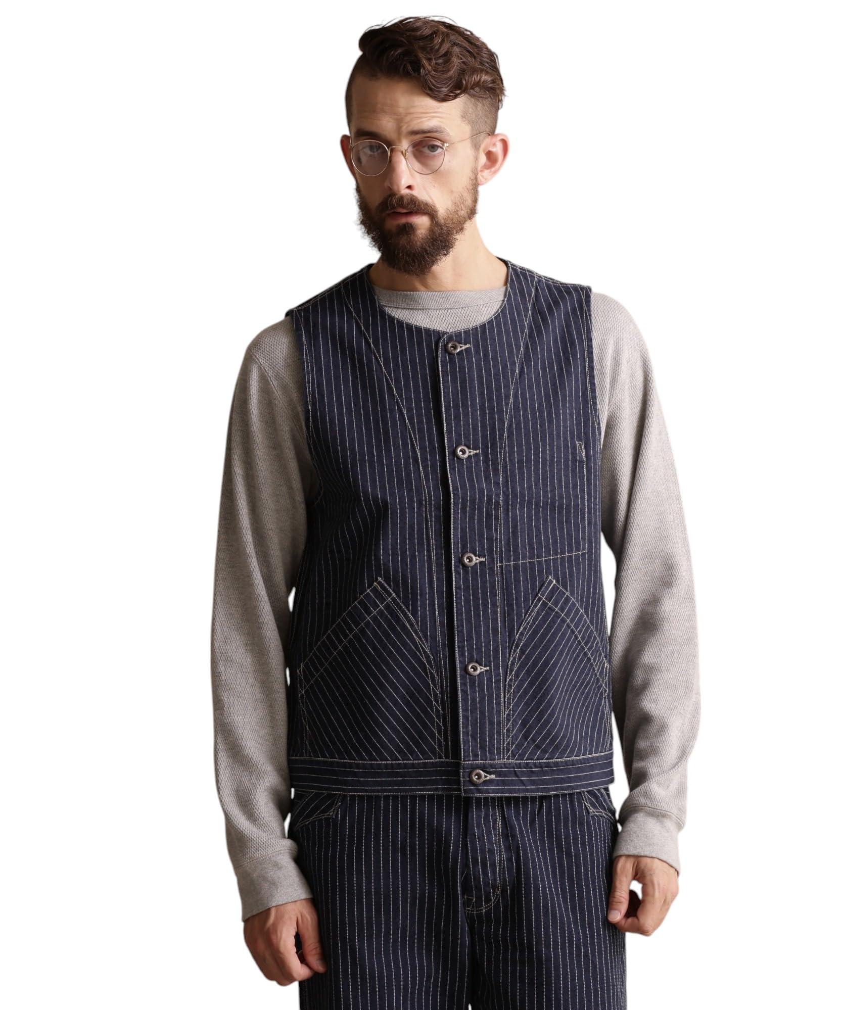 トップス SCHOTT/ OLD HICKORY VSET/ L 7823957001_22.jpg
