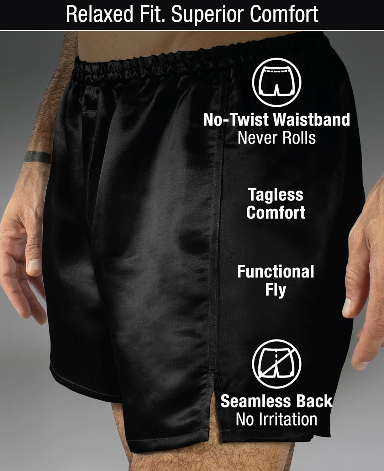 Tara Sartoria Luxury Artisan Silk Boxers for Men, 27 Momme, Machine Washable, XS-4XL - Image 4