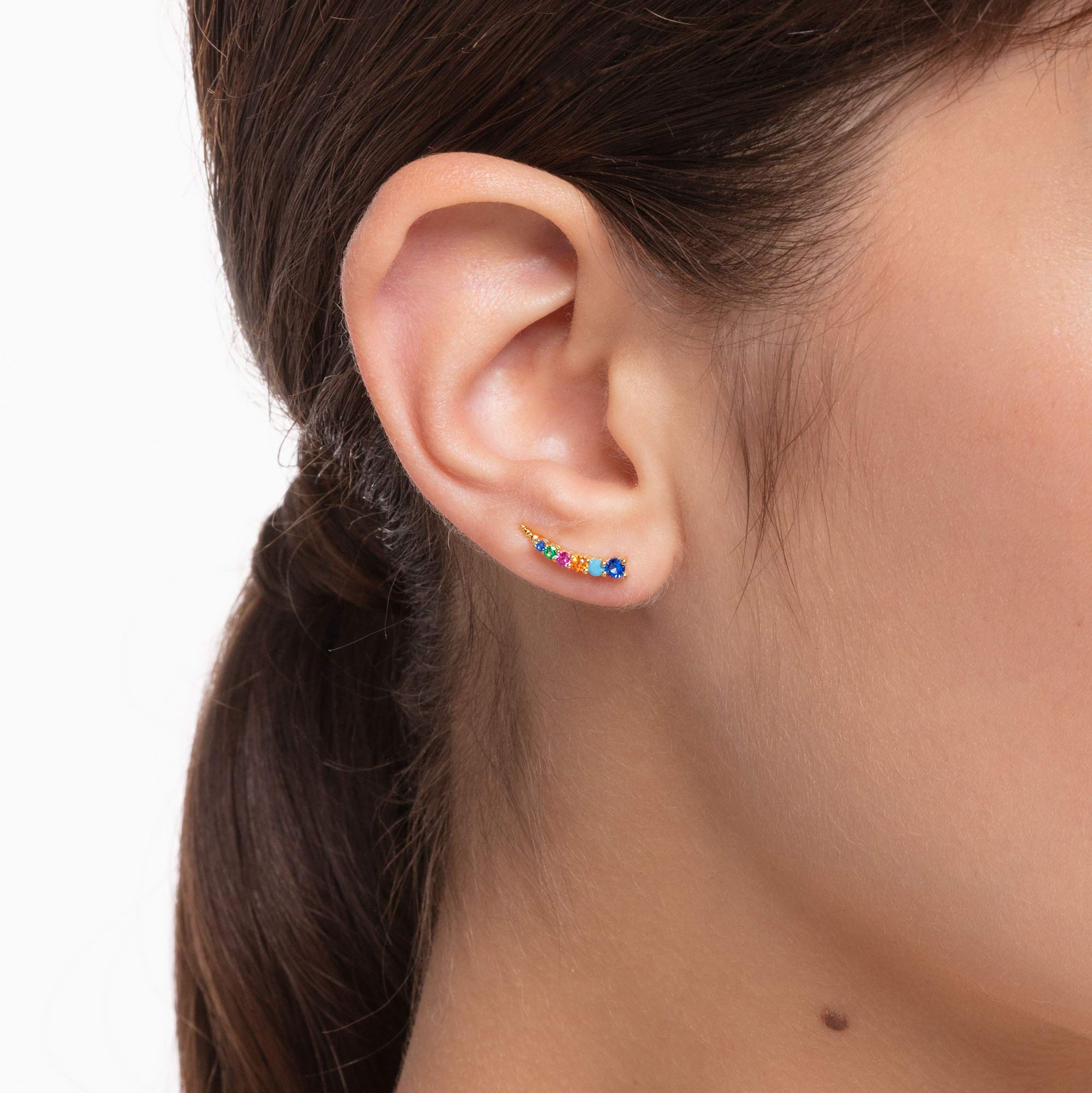 Thomas Sabo Damen Ohrringe Ear climber, 925 Sterlingsilber