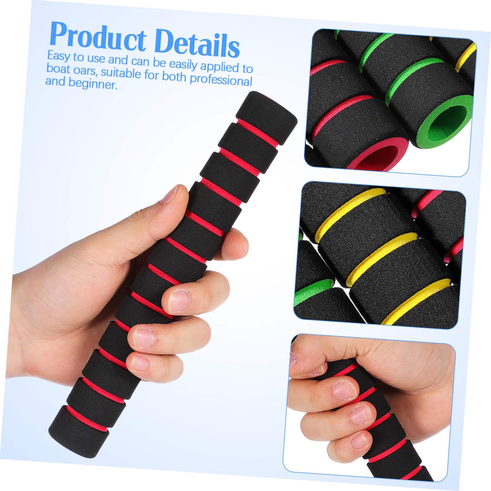 Didiseaon 4 Paires Poignées de Guidon Éponge Antidérapantes pour Vélo de Montagne Route et Trottinette Électrique Accessoires Confortables et Résistants Aux Intempéries Améliorant la