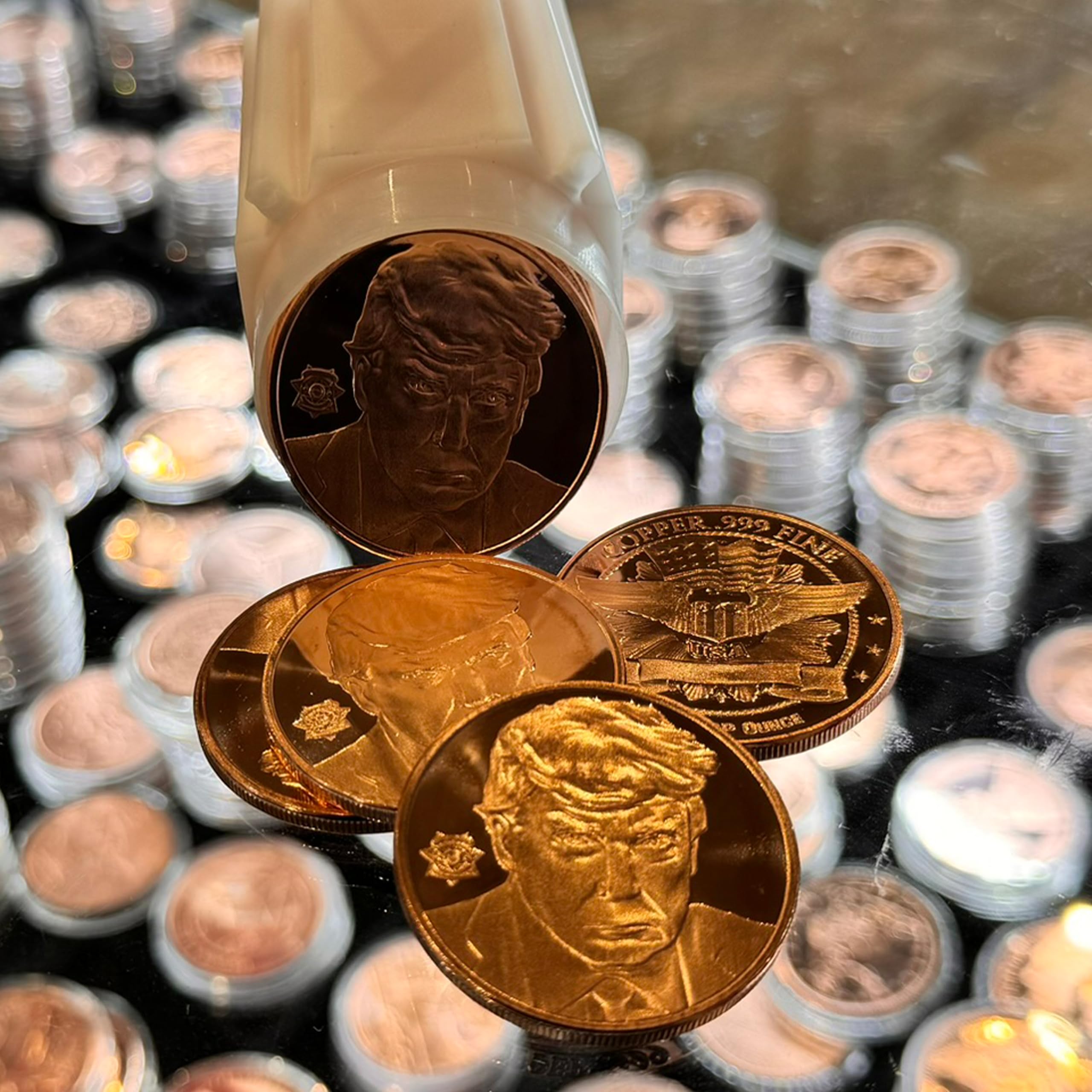 Amazon.com: Generic 1 oz Trump Mugshot Copper Round Collectible