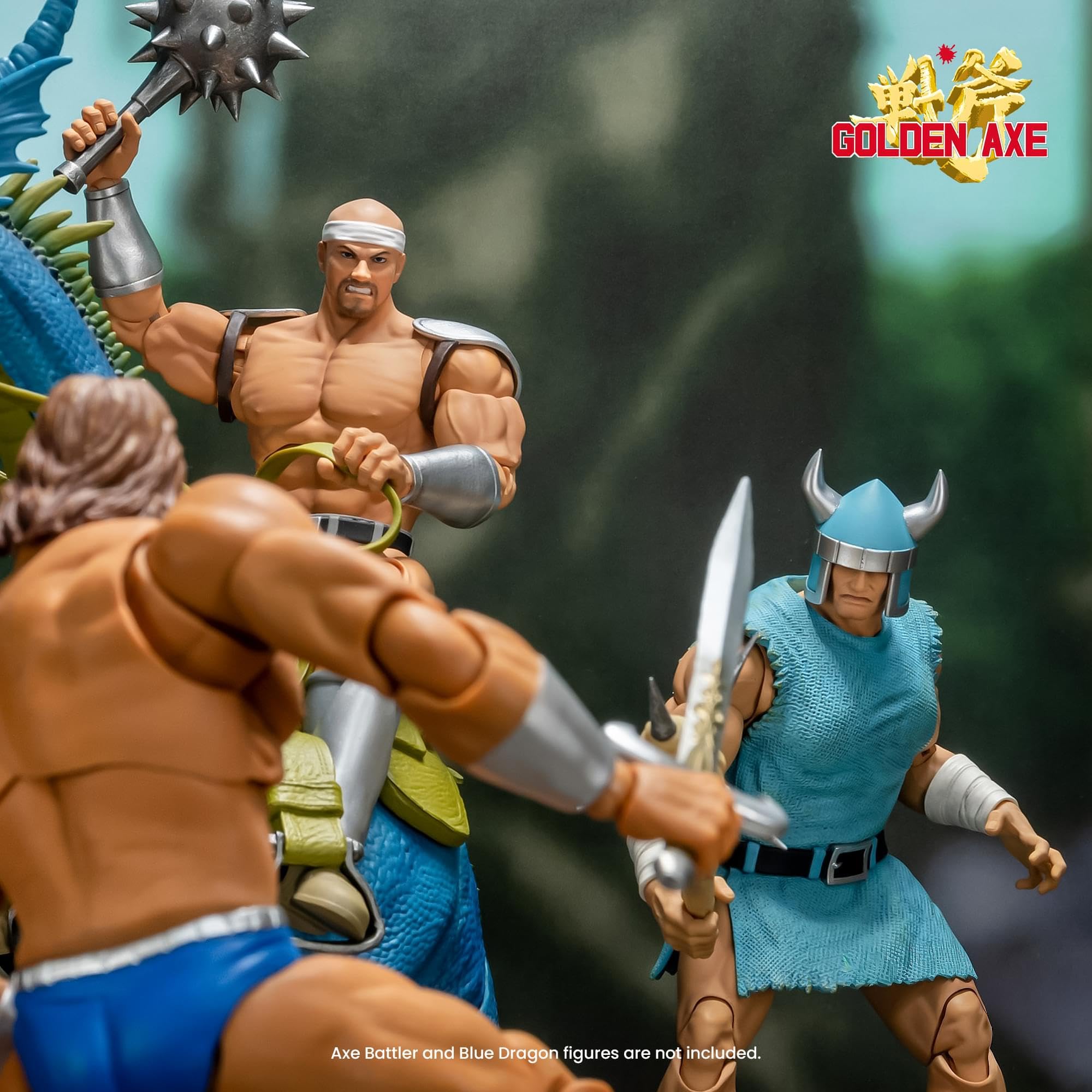 Amazon.com: Testbrands Golden Axe Heninger & Long Moan 1/12 Scale