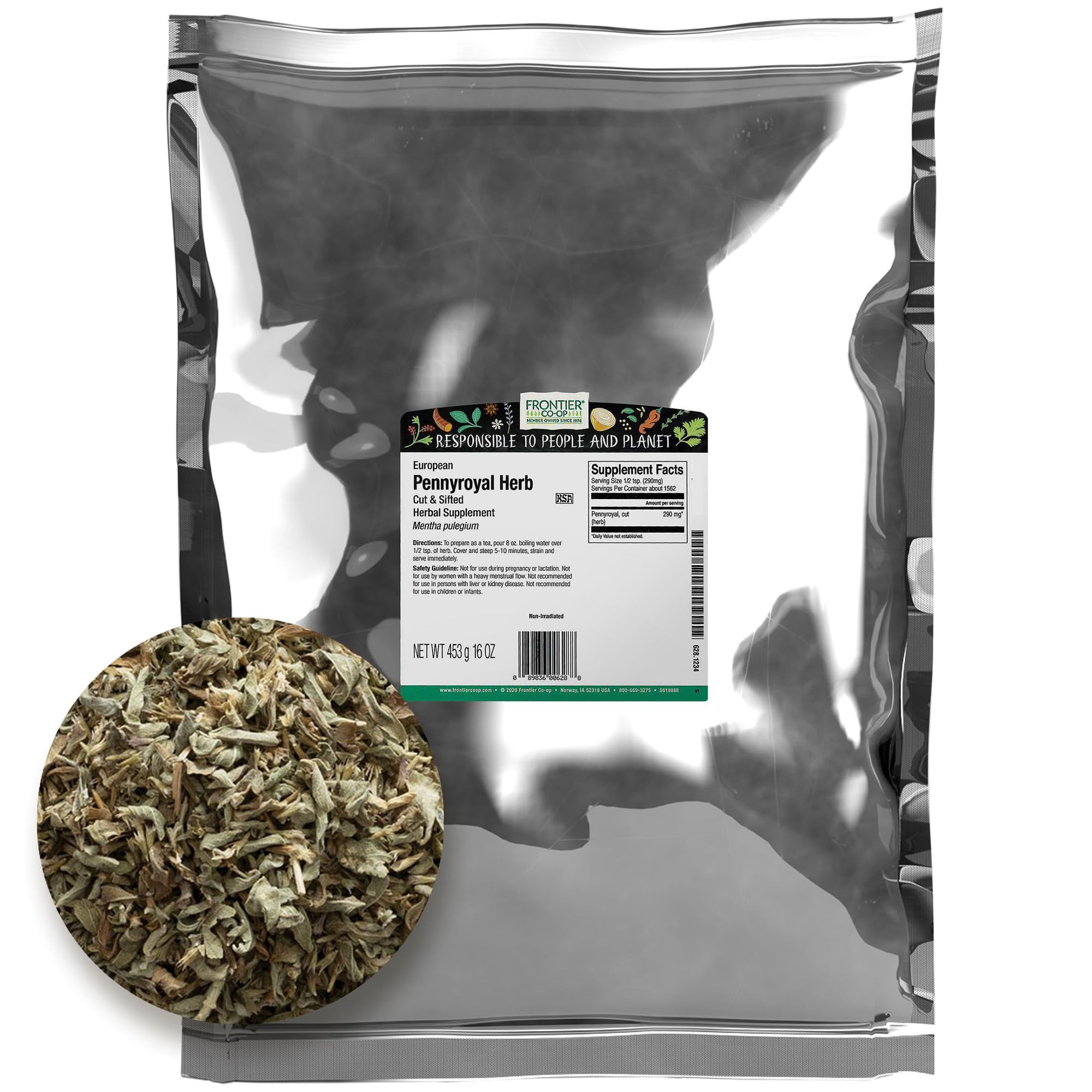 Frontier Co-op Cut and Sifted Pennyroyal Herb