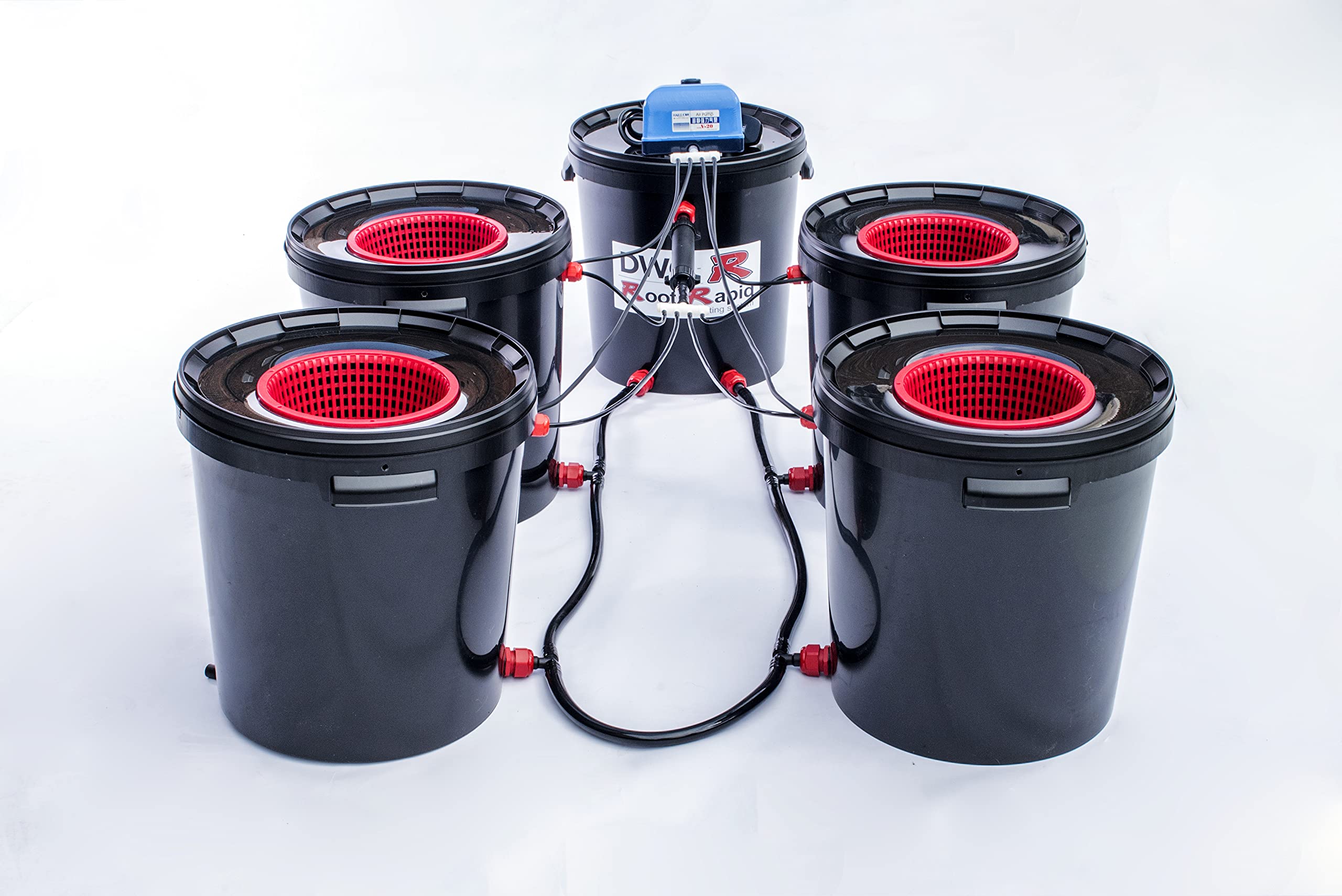 Buy RDWC 4 Pot Root Rapid Bubble Pot Hydroponic System Deep Water