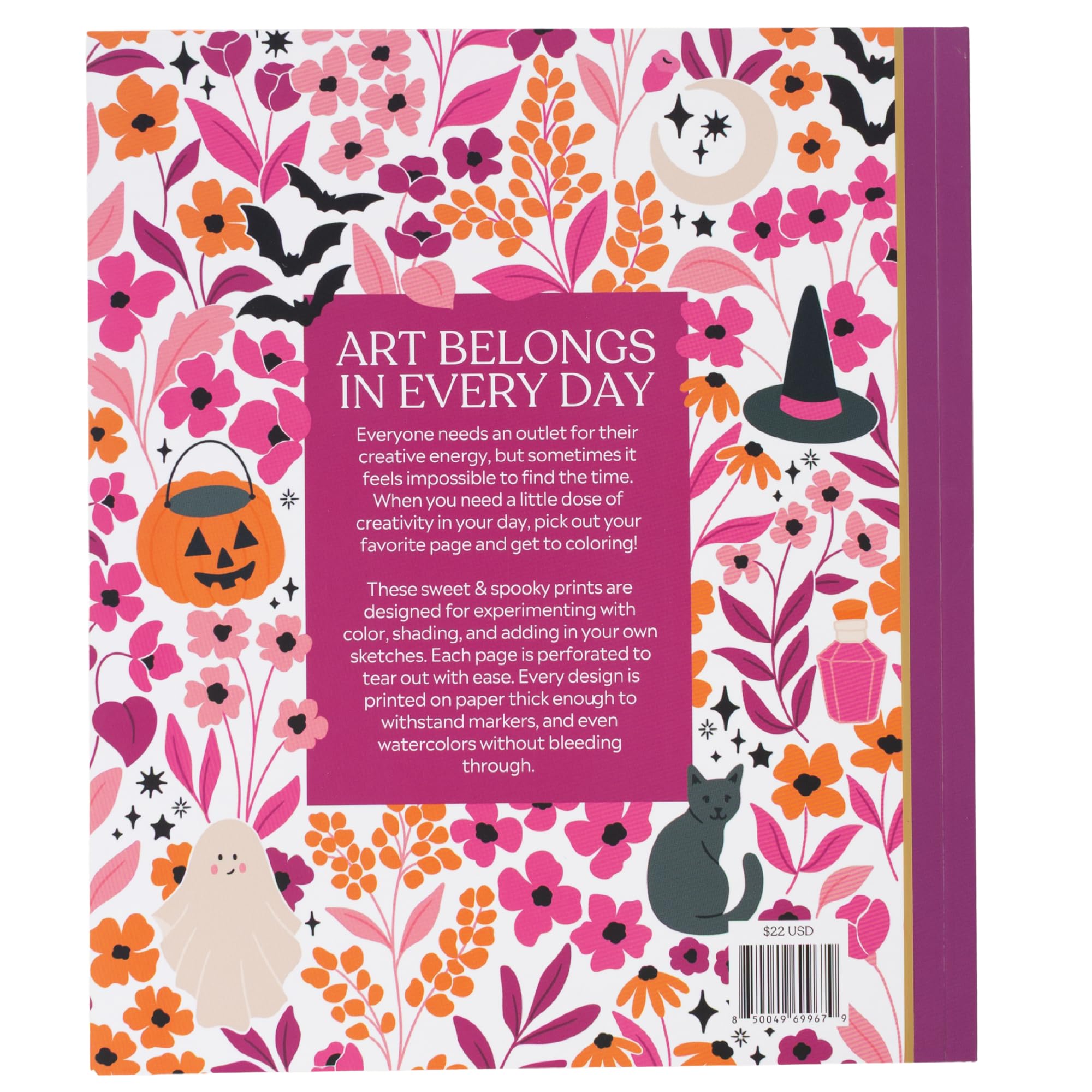 Libro para colorear Sweet & Spooky de Elyse Breanne Design