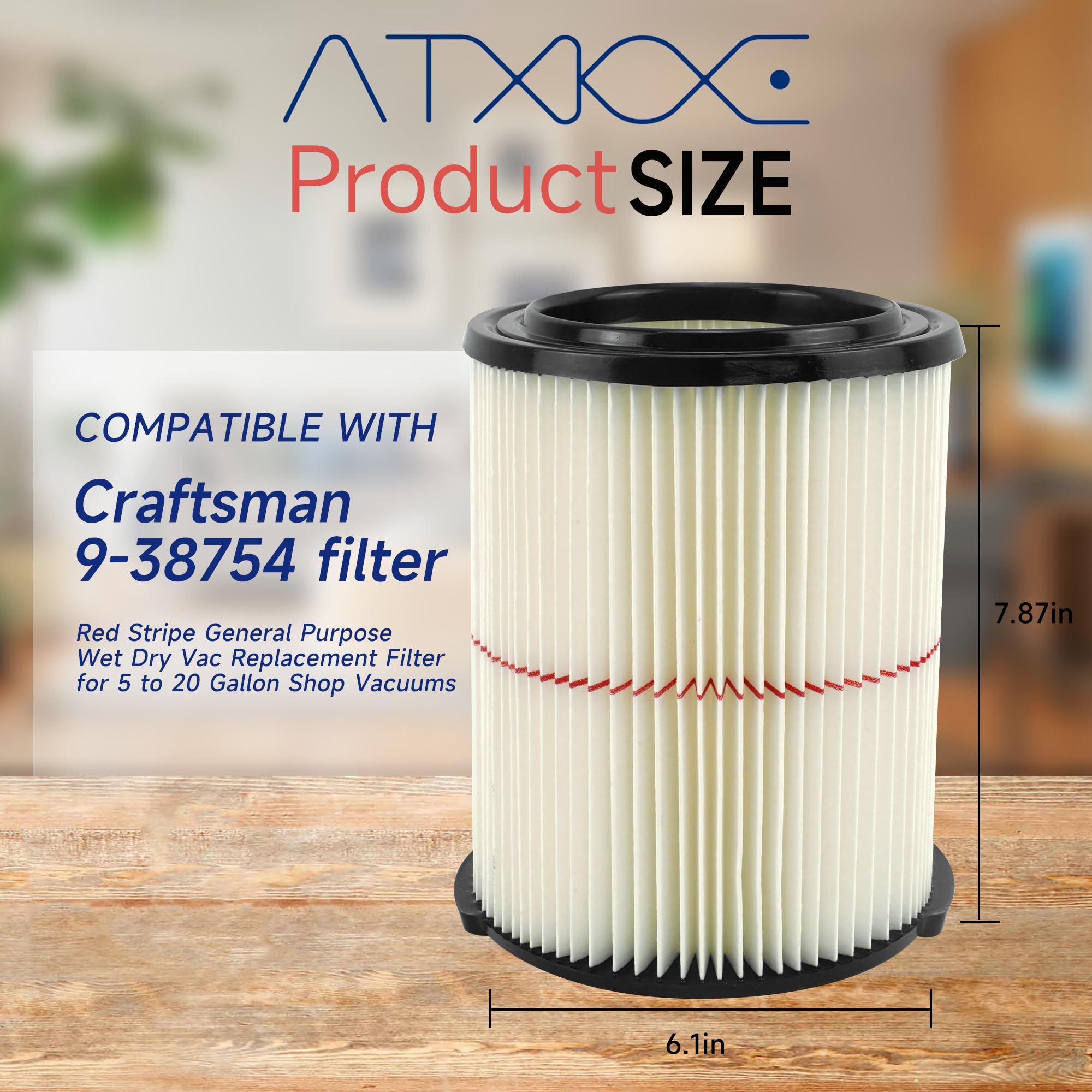 Amazon.com: ATXKXE Replacement 38754 Filter Fit for Craftsman