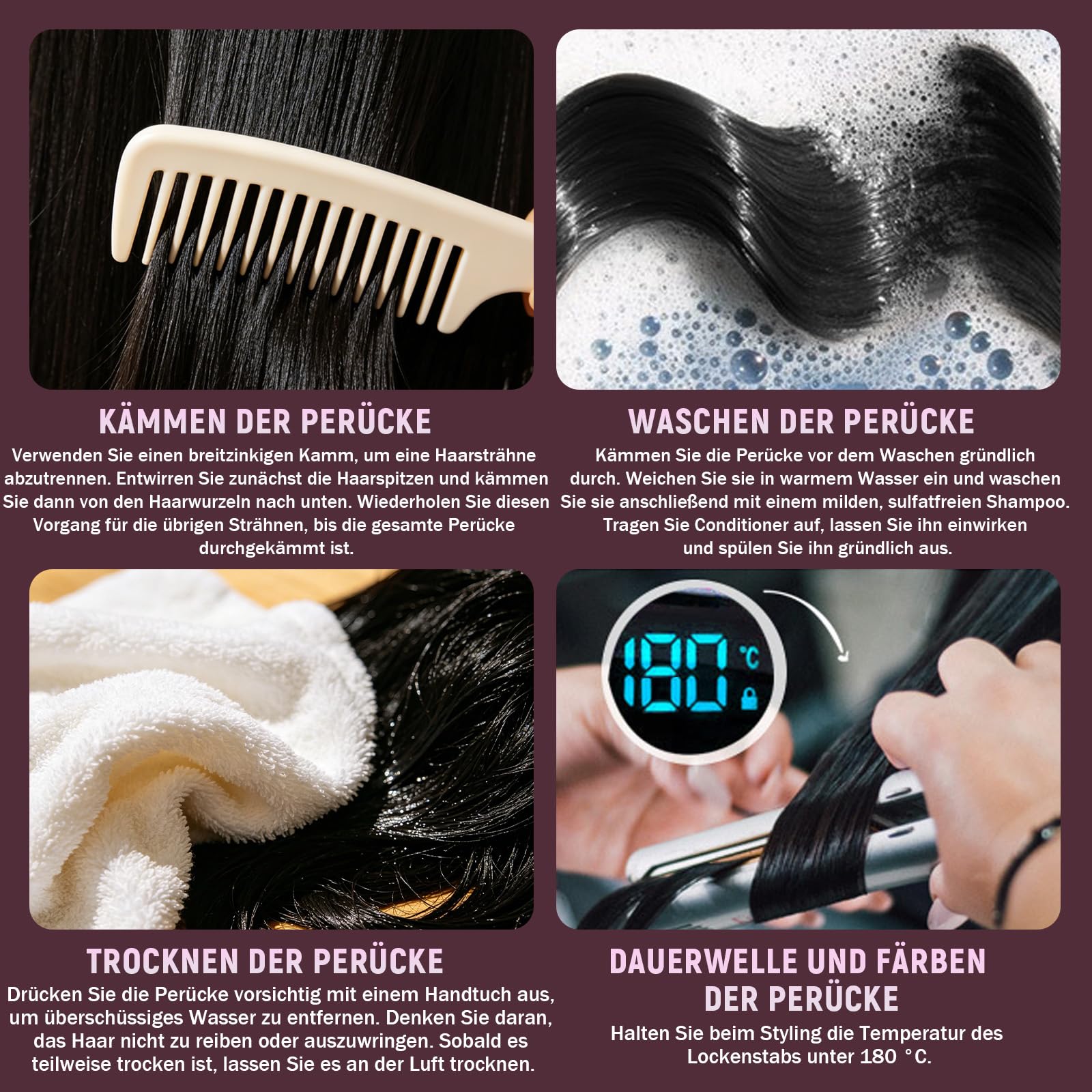 12A Glattes Tressen echthaar zum einnãhen,14 16 18 Zoll 100% unbehandeltes | Black Weft Extensions Echthaar Tressen,Brazilian Echthaar tressen zum einnähen,Gefärbt/Gebleicht/Geglättet,Human Hair Bundles