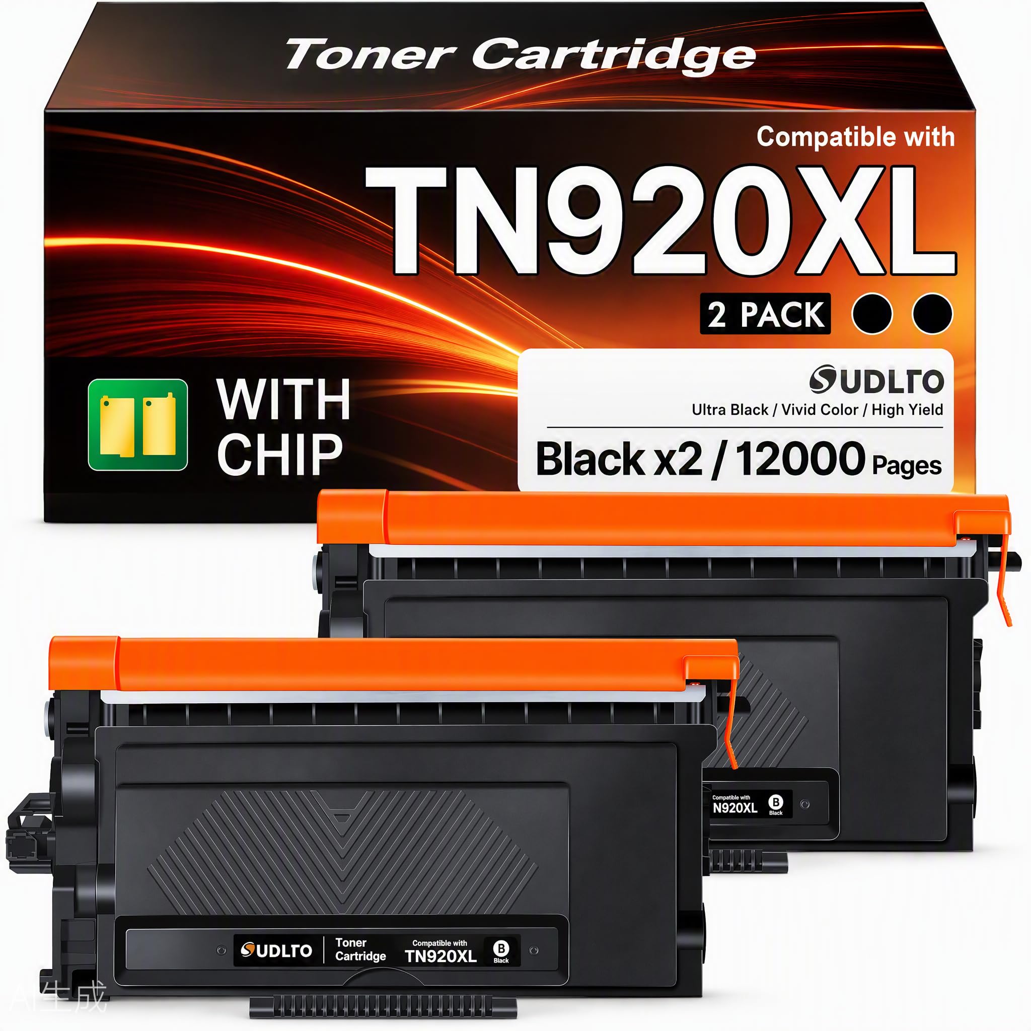 SUDLTO TN920 Toner Cartridges Compatible for Brother TN920