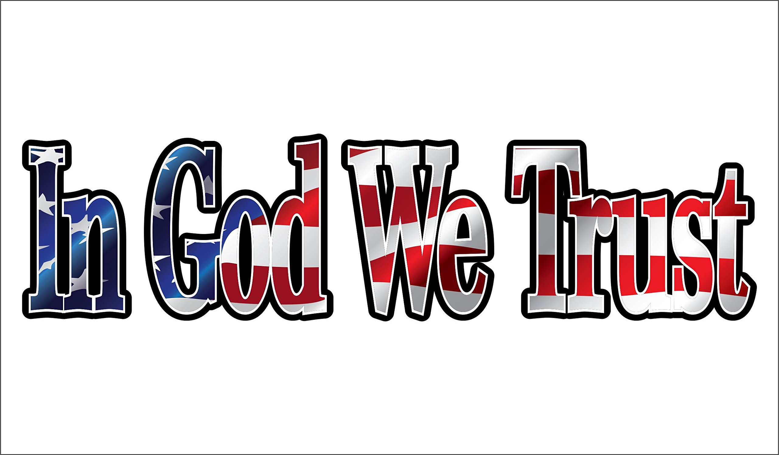 Vinyl Junkie Graphics in God We Trust Sticker/Decal