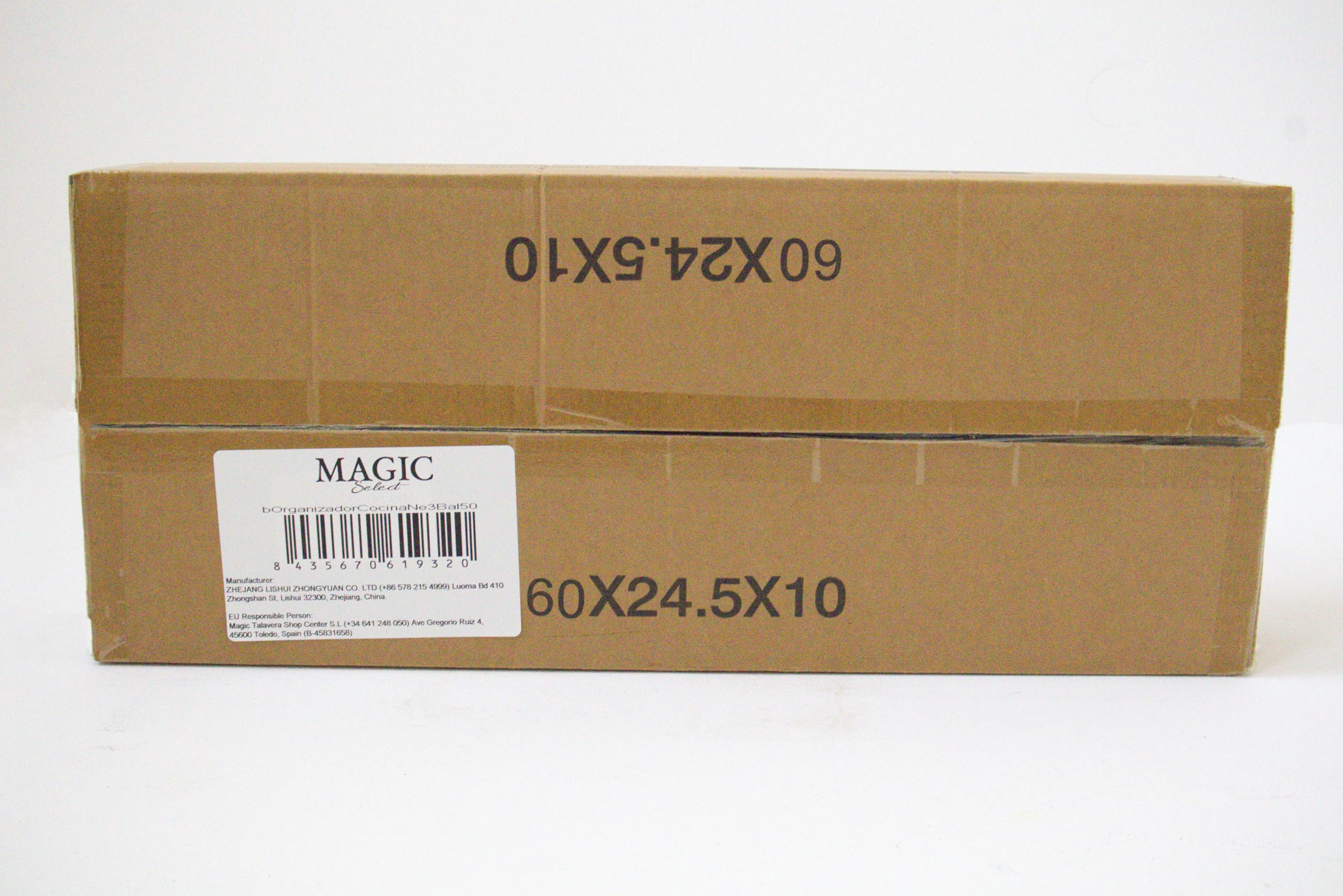 MAGIC SELECT Organizador de Especias. Especiero para la Cocina de 3 Niveles. Estante de Condimentos, Almacenamiento de Botes, Hierbas y Vajilla para la Despensa. Acero al Carbono.