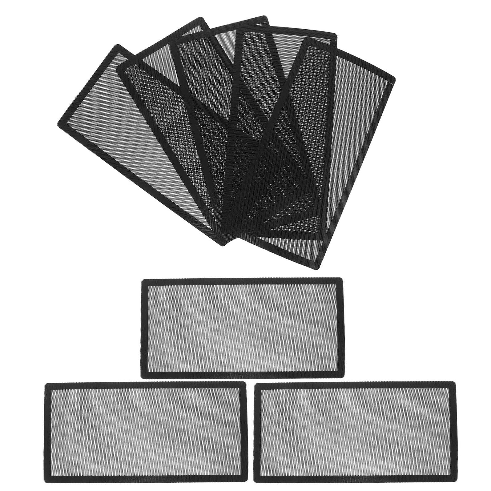 8 coperture magnetiche per prese d'aria da 14 x 28 cm, in rete di PVC, filtro antipolvere, telaio magnetico per soffitti e pavimenti, controllo della polvere, facile installazione, efficiente dal
