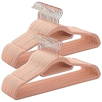 SONGMICS Grucce Appendiabiti in Velluto, 50 Pezzi