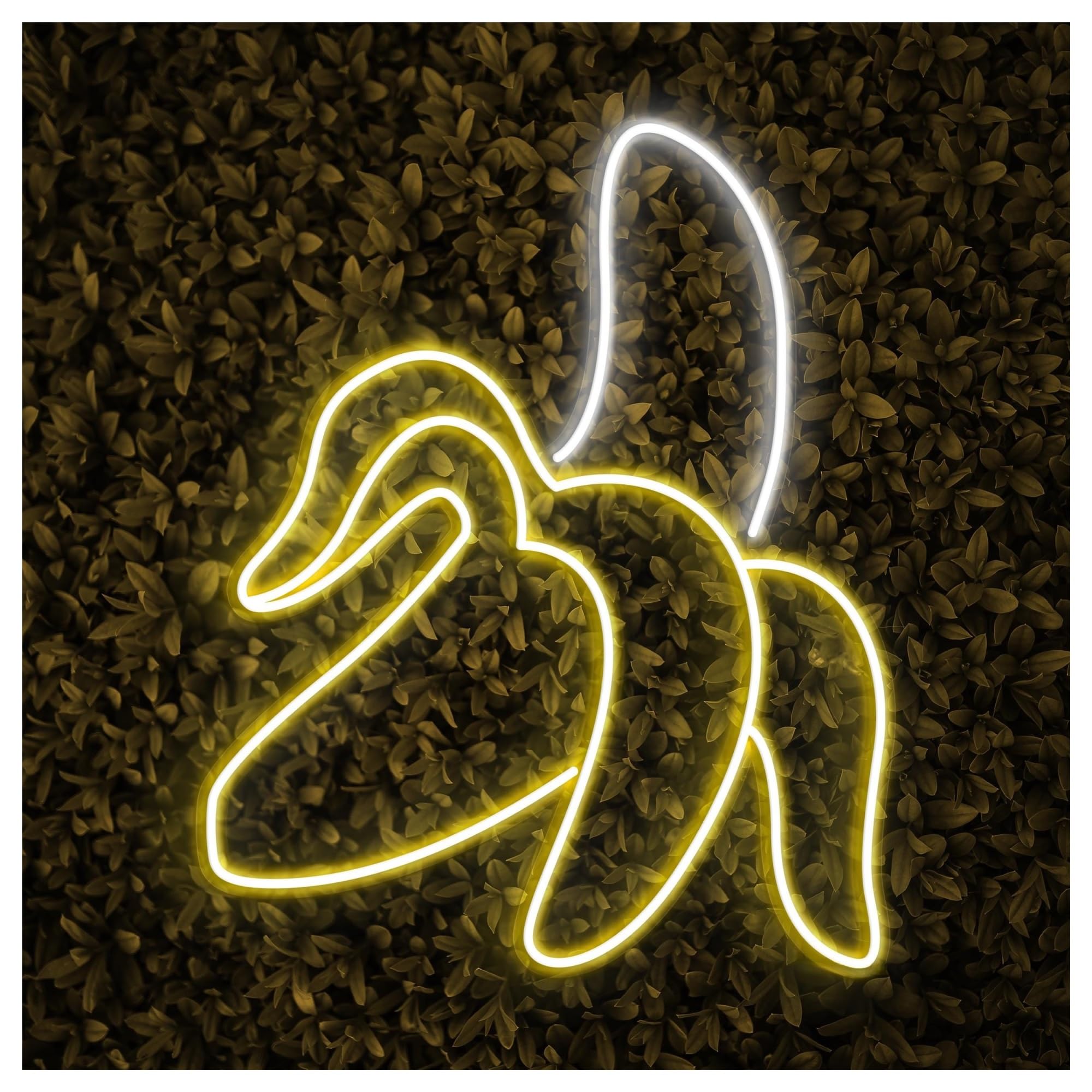 Hanging Art Neon Signs Banana Neon Sign, Suitable For Fruit Shop Decor With Brightness Adjustable 36cm