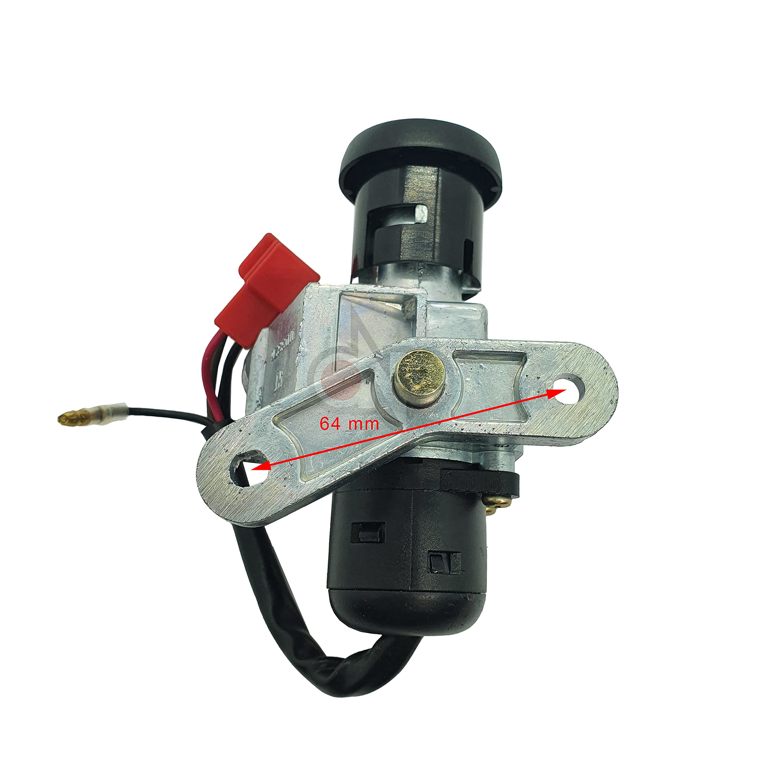 one by camamoto kit serrature completo blocchetto chiavi avviamento (cod 77208219A completo compatibile con mbk ovetto / yamha neo's / mach g / jog 50 anno dal 2003-2004-2005-2006 | rif. orig. Yamaha/Mbk 5BRH20210100)