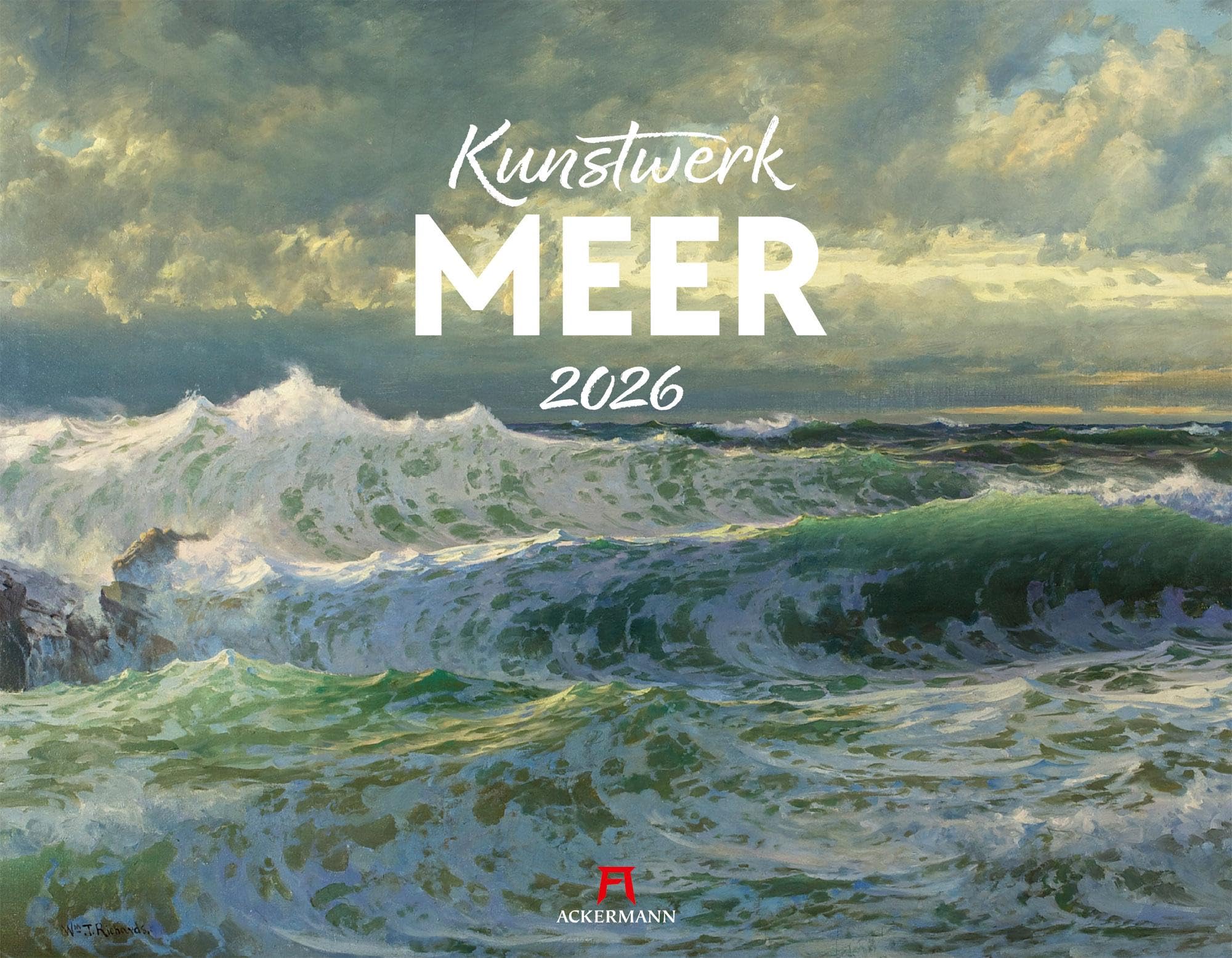 Kunstwerk Meer Kalender 2026 | Stilsicherer Kunst-Kalender im großen Querformat (54x42 cm) | Impressionismus & Expressionismus | Landschaft & Natur