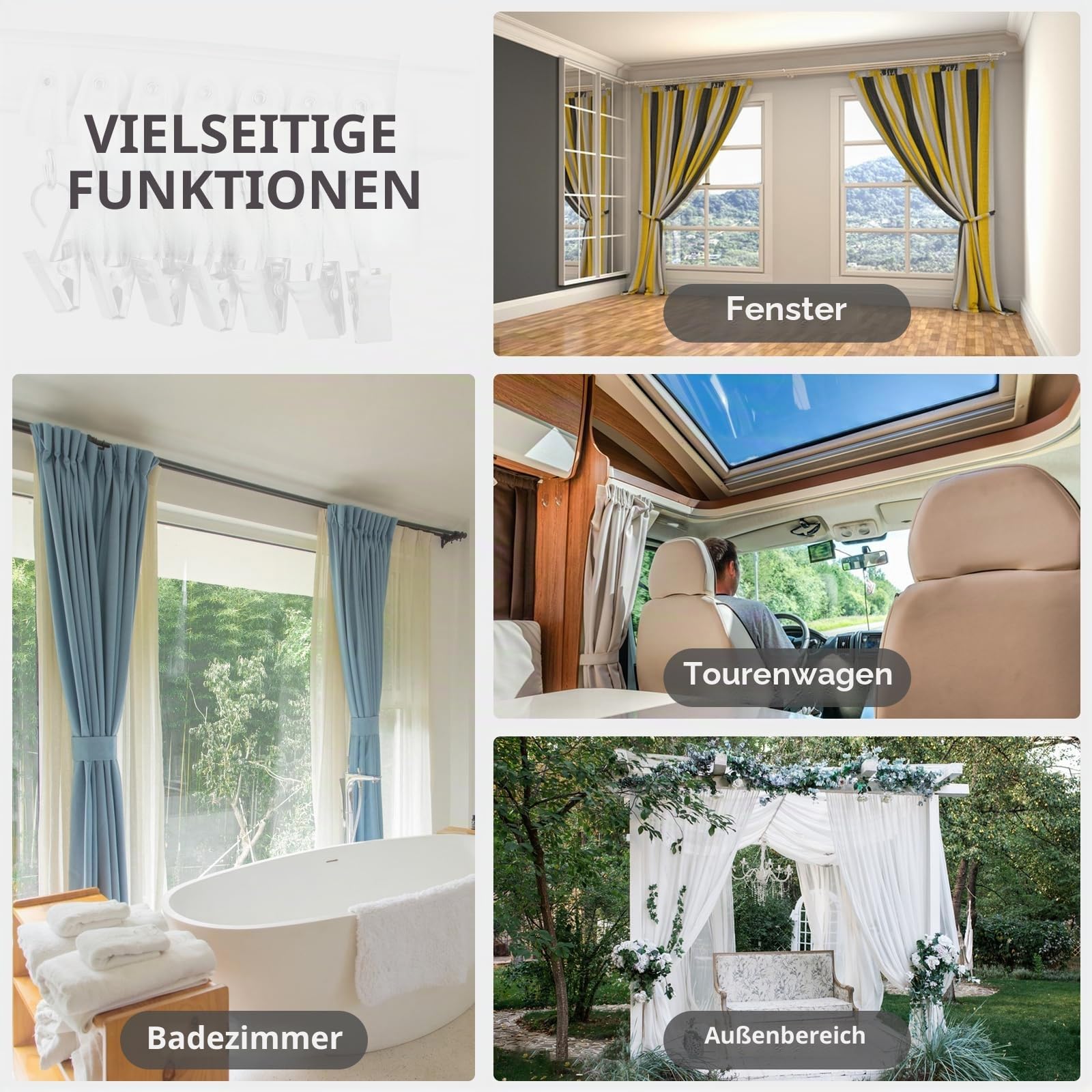 EFUTURETIME Flexible Vorhangschiene 10m Gardinenschiene 1-Läufig Schwarz | Wandmontage und Deckenmontage, aus ABS, für Gardinenaufhängung, Raumteiler, Wohnmobil, Balkone, Büros und Hotels