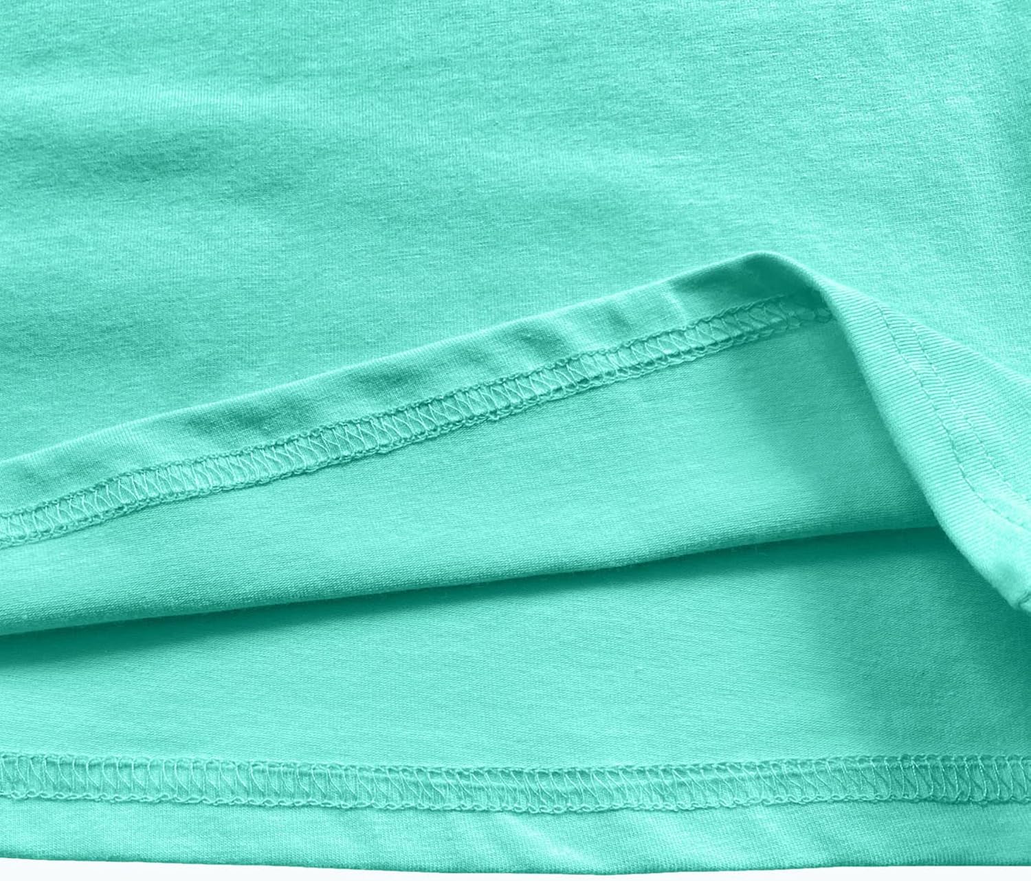 DANVOUY Women's V-Neck Graphic Shirt Funny Short Sleeve Tops - Image 3