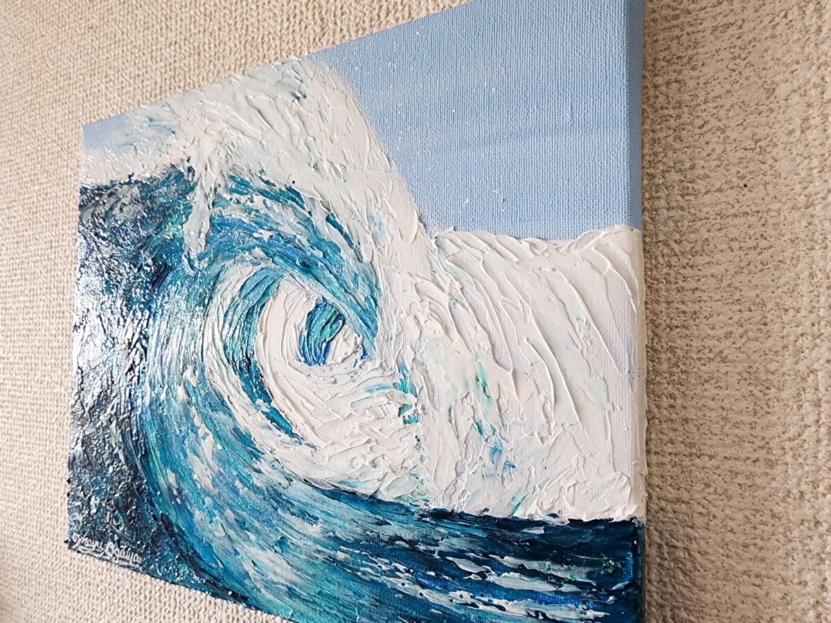 絵画　アクリル画　インテリア　波待ち 500x0.jpg