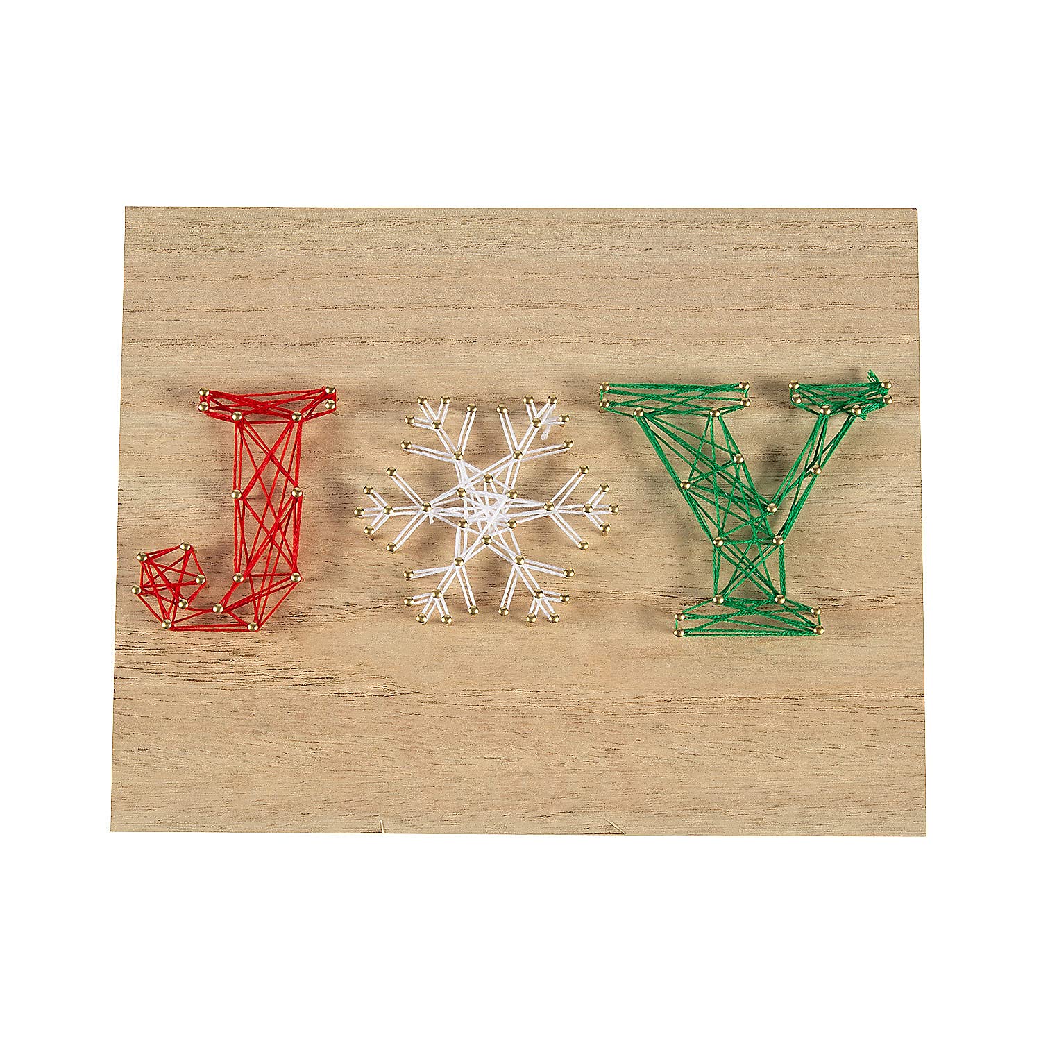 Fun ExpressChristmas Joy String Art Craft - Craft Kits - 1 Piece