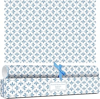 LA BELLEFÉE Linen Scented Drawer Liners 15 Sheets, Dresser Drawer Liner Drawer Paper Liner Gift for Women, Drawer Liners for Dresser, Shelf, Cabinet, Bathroom, Closet, Shoe Chest