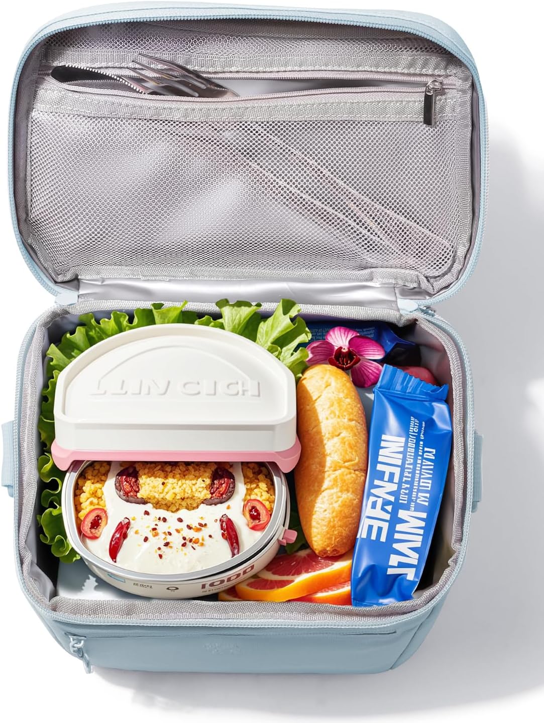 Insulated Lunch Box Bag Women Girls - Waterproof Leakproof Lightweight Reusable Cooler for School Work Picnic - Back to School - Image 3