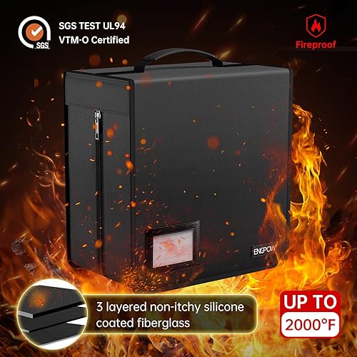 Miniatura 6 de ENGPOW Fireproof Photo Storage Box+ Fireproof CD Case