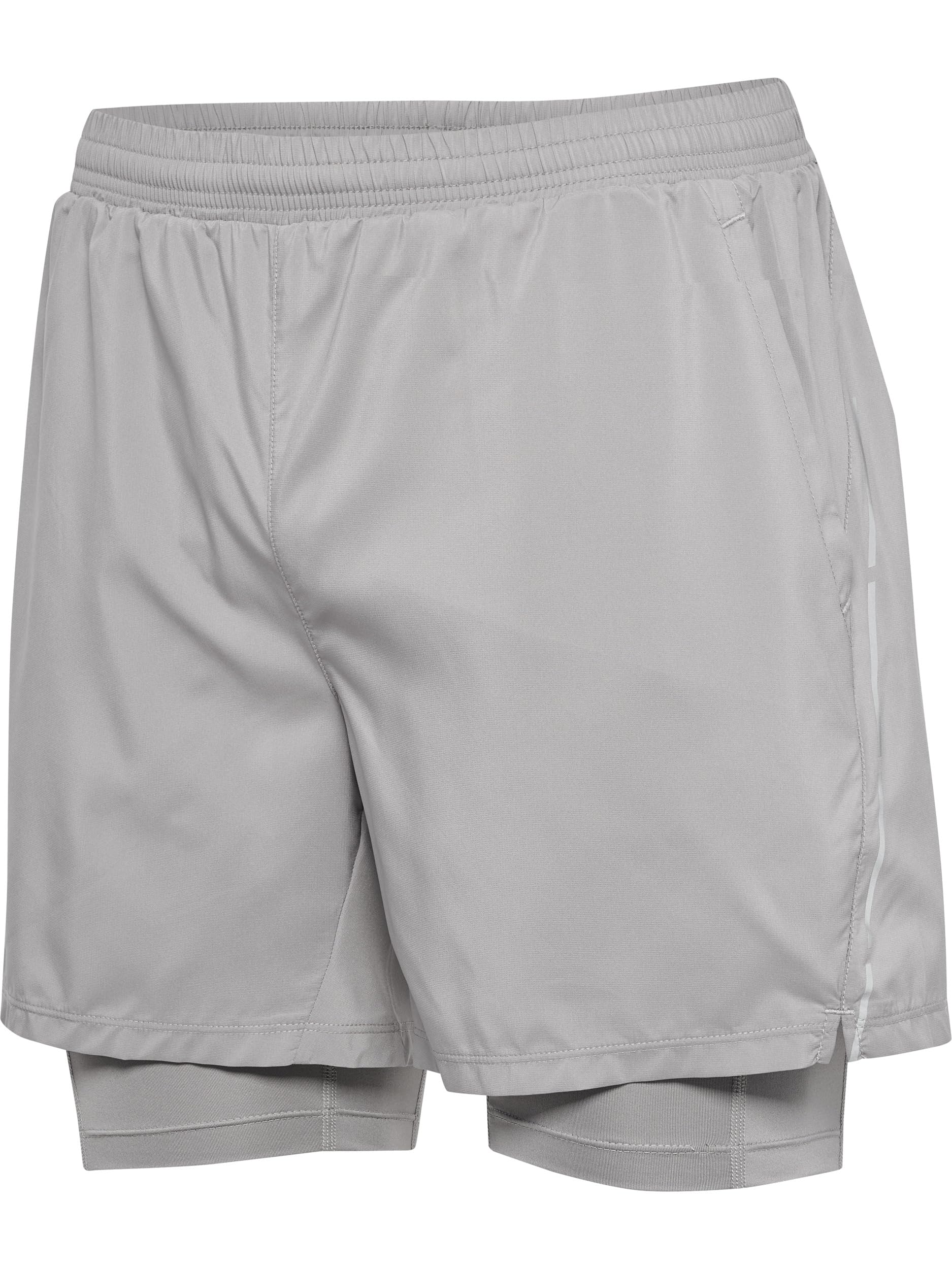 Newline Men's Gris 2 In 1 Shorts Fast