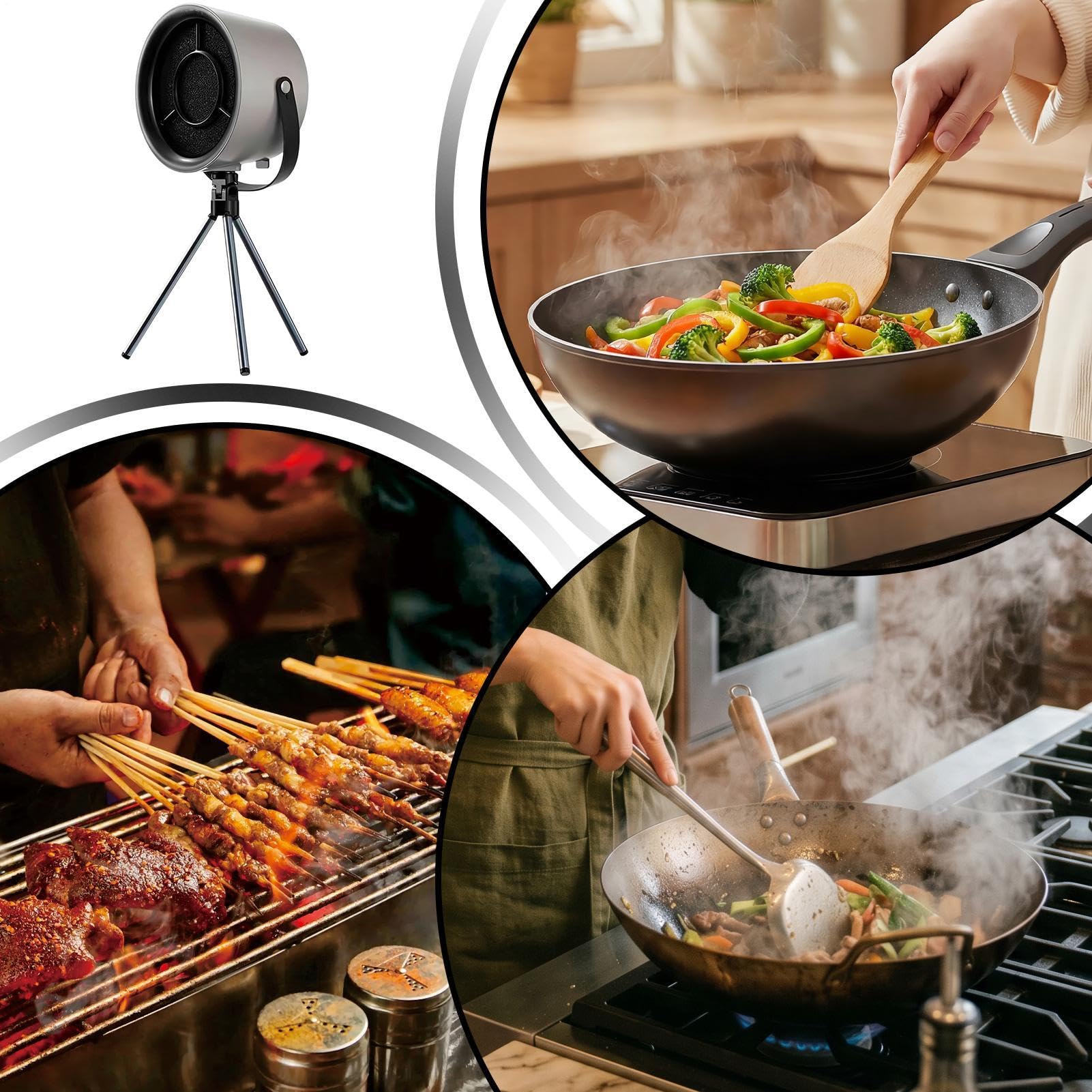 Hotte aspirante portable Ventilateur extracteur portable sur trépied à 3