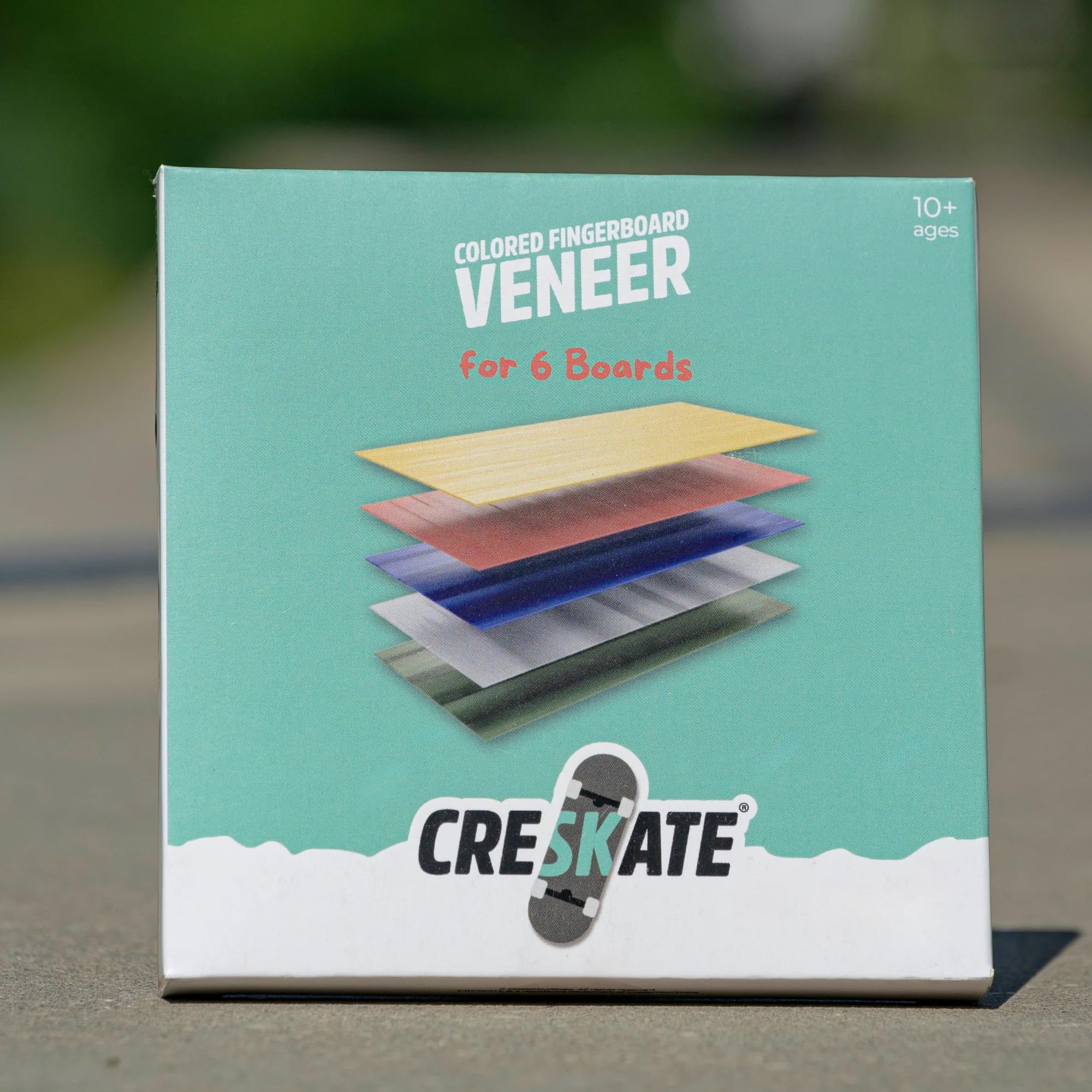 CRESKATE – Hojas de MDF coloridas para Fingerboard – 6 tableros, madera