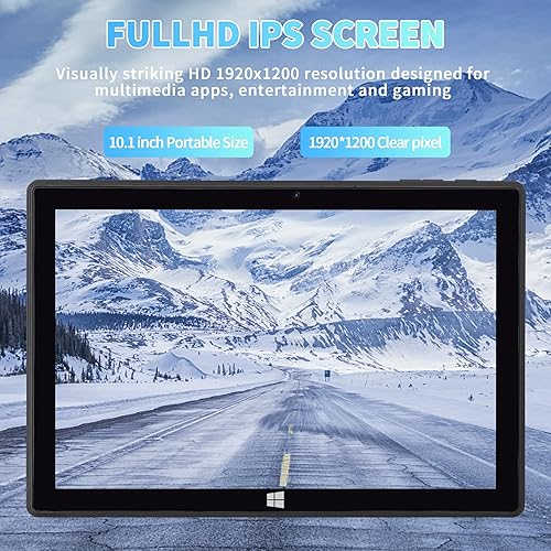 Miniatura 4 de Win11 ProOffice 2019 portátil 10.1 pulgadas 2 en 1, 2K (1920 x 1200) FHD IPS Tablet Notebook con teclado extraíble, Celeron J3455 Quad Core CPU