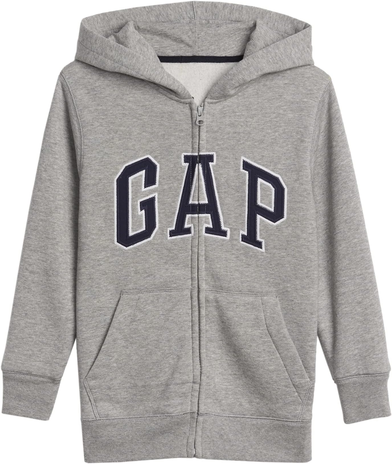 Boys' Logo Hoodie Hooded Full Zip Sweatshirt