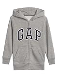 Boys' Logo Hoodie Hooded Full Zip Sweatshirt
