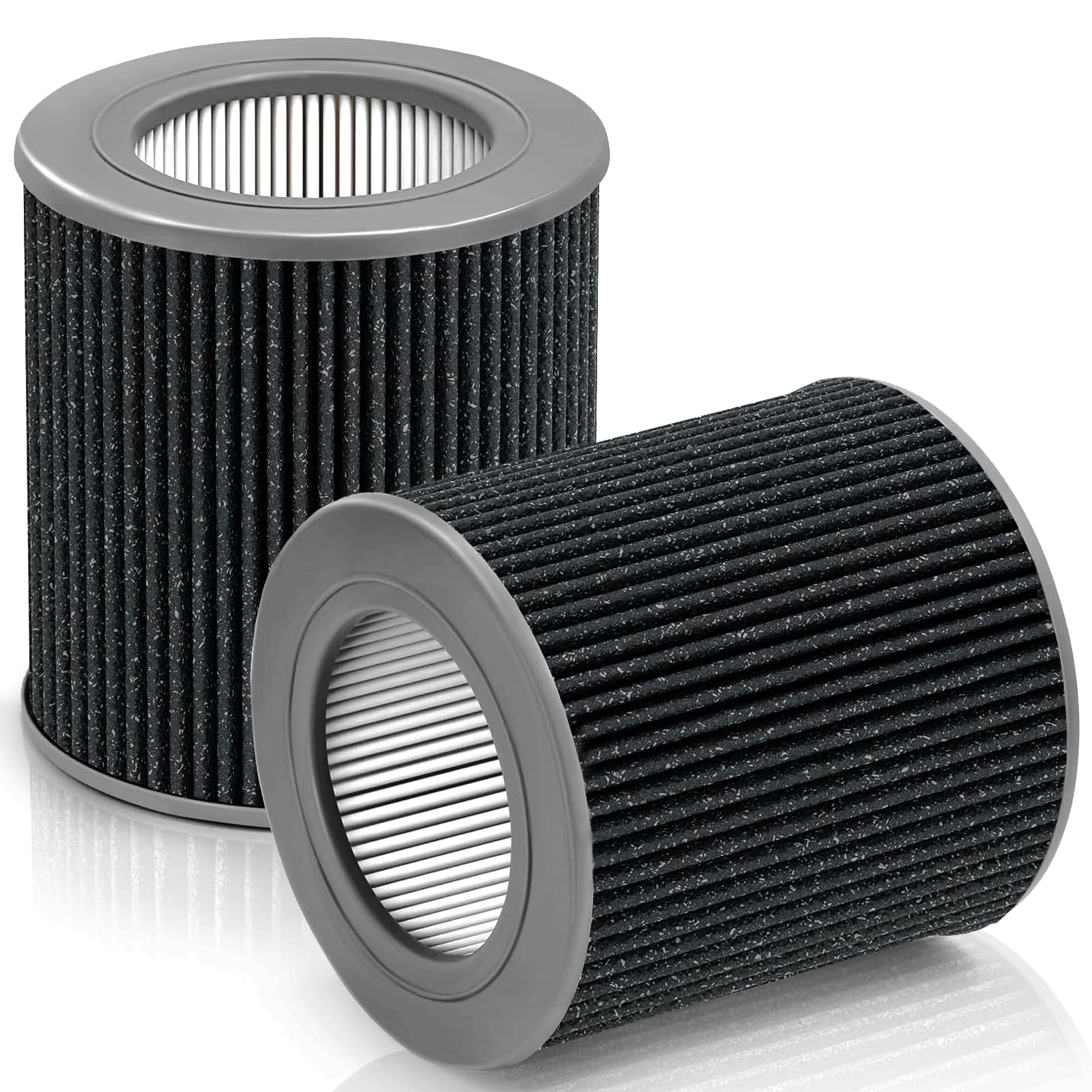 2 Pack Air Mini PECO-HEPA Replacement Filters Compatible with Molekule Tri-Power Air Mini & Air Mini + Air Purifiers, 3 in 1 High-Efficiency