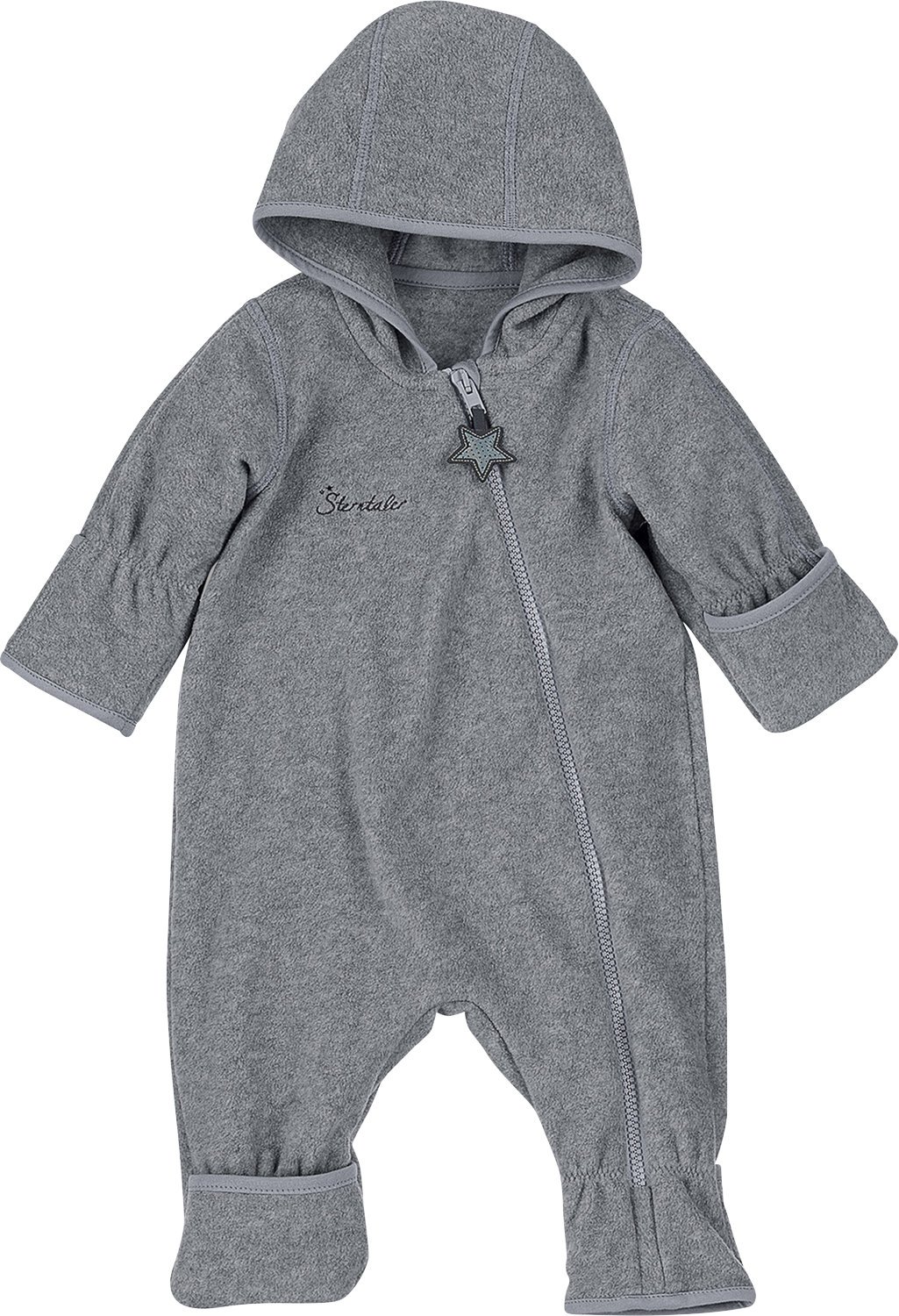 Sterntaler Fleece-Overall Fleece grau Größe 56
