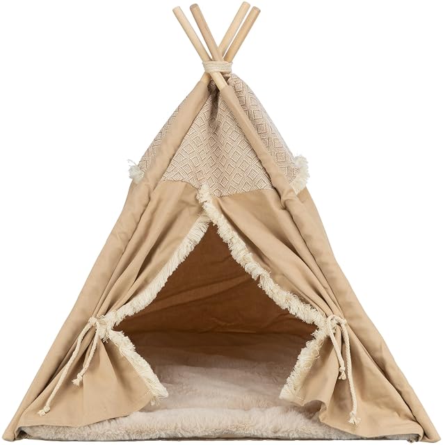 Trixie Tipi Boho, Beige, 55 × 65 × 55 cm