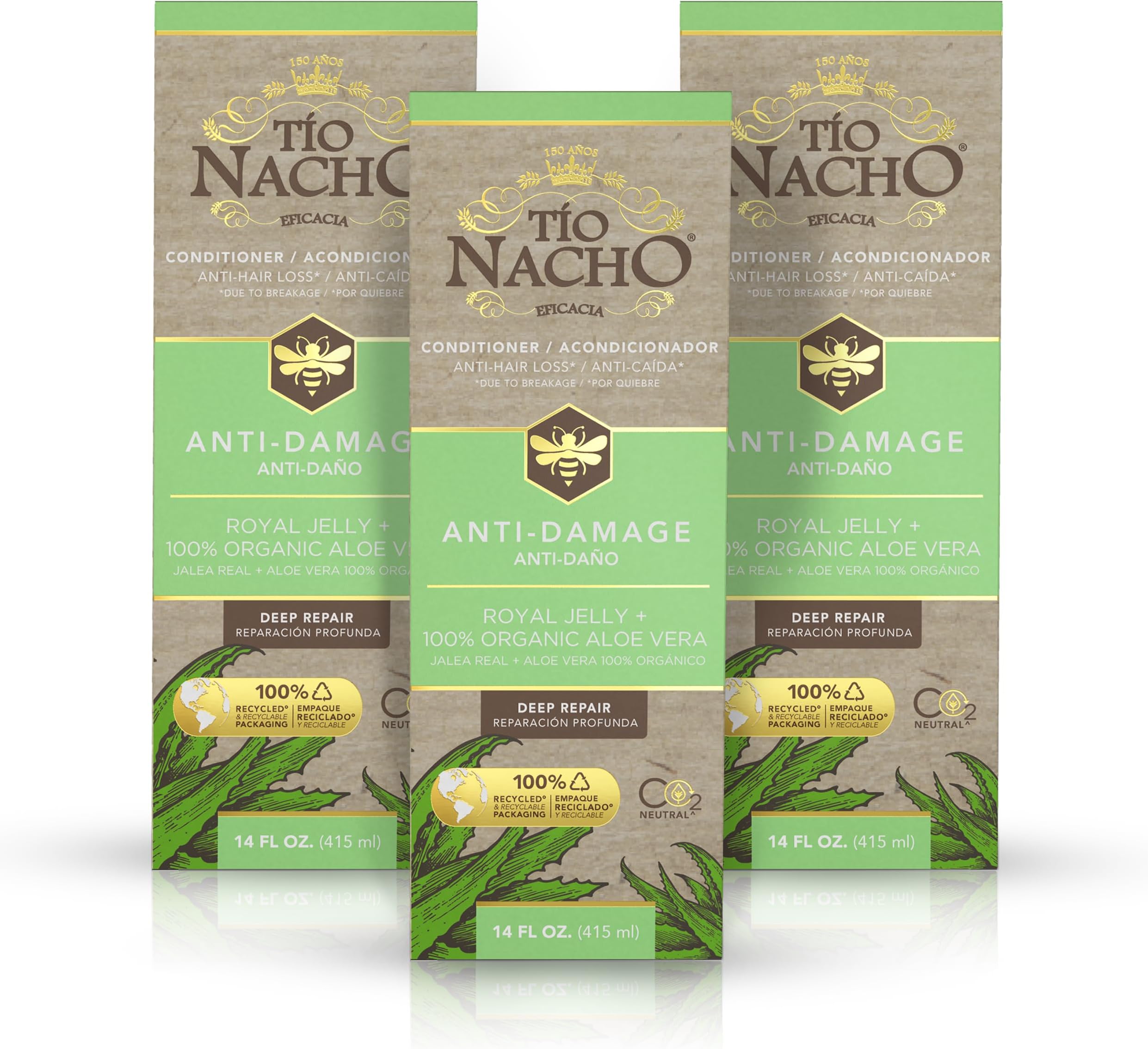 TIO NACHO Aloe Vera Conditioner Value Pack (Pack of 3)